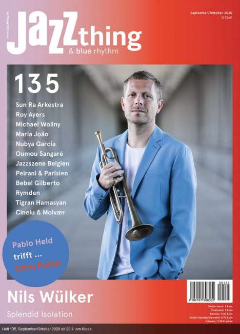 Zeitschriften: JAZZthing - Magazin für Jazz (135) September - Oktober 2020, Zeitschrift