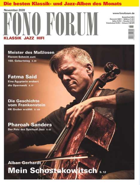 Zeitschriften: FonoForum November 2020, Zeitschrift