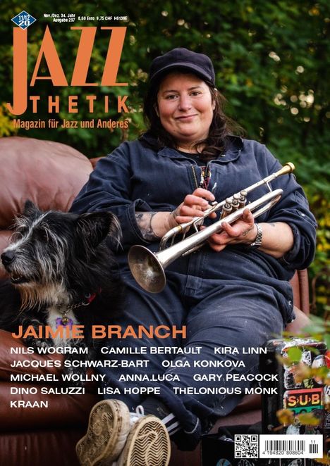 Zeitschriften: Jazzthetik - Magazin für Jazz und Anderes November/Dezember 2020, Zeitschrift