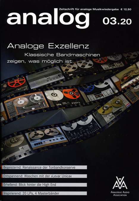 Zeitschriften: analog - Zeitschrift für analoge Musikwiedergabe 03/20, Zeitschrift