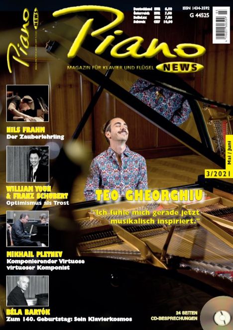 Zeitschriften: PIANONews - Magazin für Klavier &amp; Flügel (Heft 3/2021), Zeitschrift