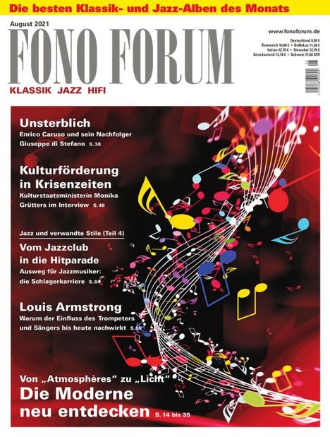 Zeitschriften: FonoForum August 2021, Zeitschrift