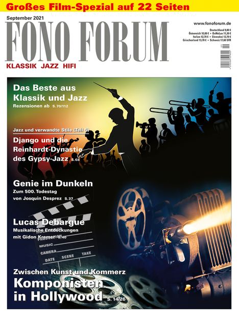 Zeitschriften: FonoForum September 2021, Zeitschrift