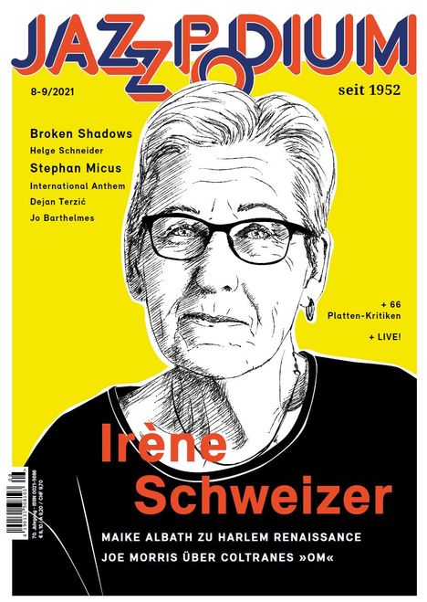 Zeitschriften: JazzPodium 08-09/2021, Zeitschrift