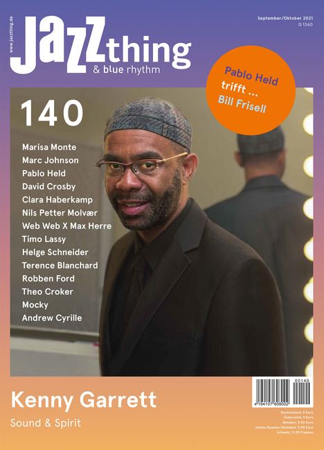 Zeitschriften: JAZZthing - Magazin für Jazz (140) September - Oktober 2021, Zeitschrift