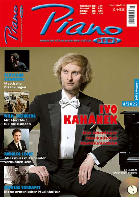 Zeitschriften: PIANONews - Magazin für Klavier &amp; Flügel (Heft 4/2022), Zeitschrift