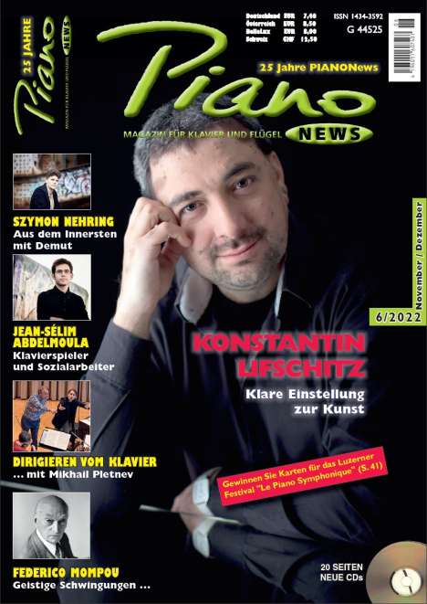 Zeitschriften: PIANONews - Magazin für Klavier &amp; Flügel (Heft 6/2022), Zeitschrift