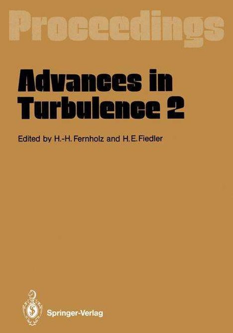 Advances in Turbulence 2, Buch