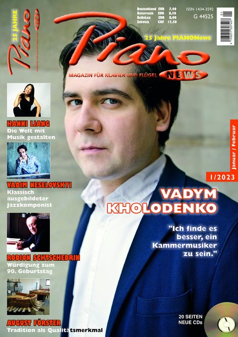 Zeitschriften: PIANONews - Magazin für Klavier &amp; Flügel (Heft 1/2023) (*Restauflage), Zeitschrift