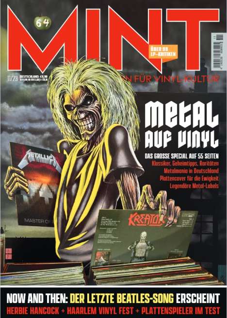 Zeitschriften: MINT - Magazin für Vinyl-Kultur No. 64 (Metal-Cover), Zeitschrift
