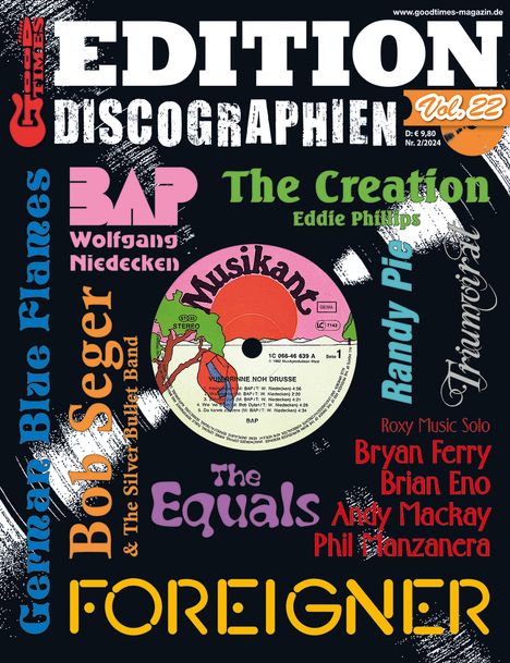 Zeitschriften: GoodTimes - Edition Vol. 22 - Discographien, Zeitschrift