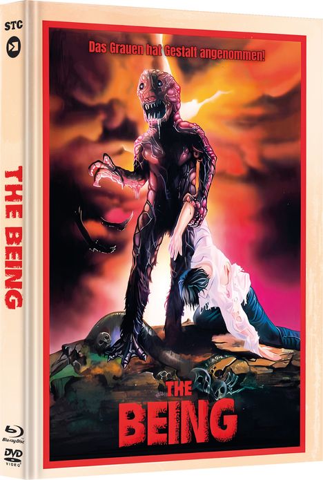 The Being (Blu-ray &amp; DVD im Mediabook), 1 Blu-ray Disc und 1 DVD