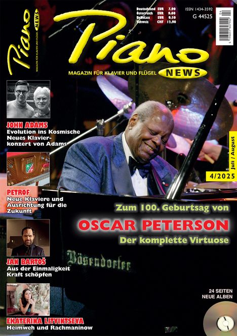 Zeitschriften: PIANONews - Magazin für Klavier & Flügel (Heft 4/2025), Zeitschrift