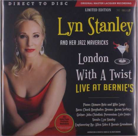 Lyn Stanley: London With A Twist (180g) (Limited Numbered Edition) (Ferrari Red Vinyl) (45 RPM), 2 LPs