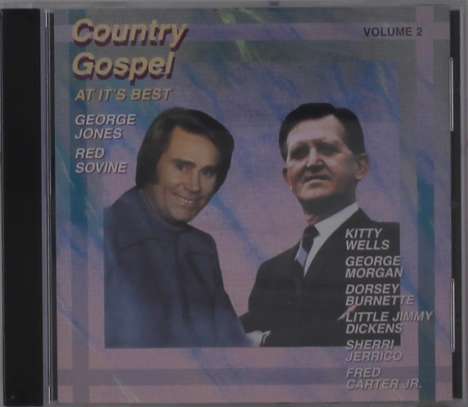Country Gospel At It's Best Vol. 2, CD