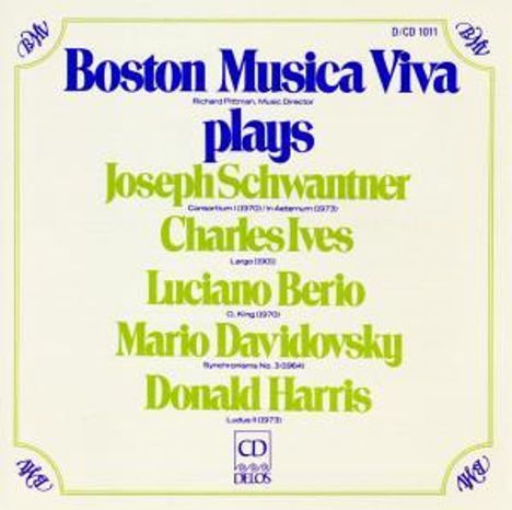Boston Musica Viva, CD