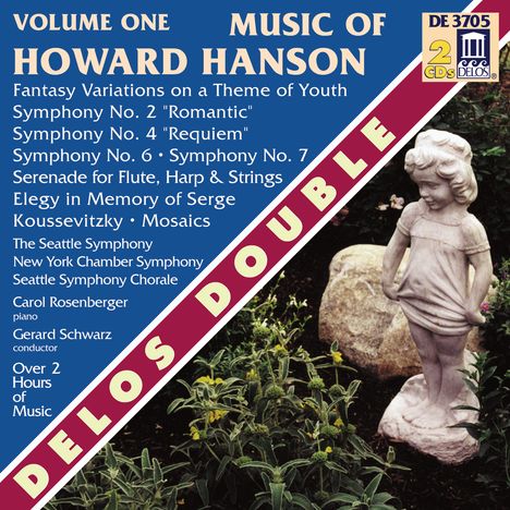 Howard Hanson (1896-1981): Symphonien Nr.2,4,6,7, 2 CDs