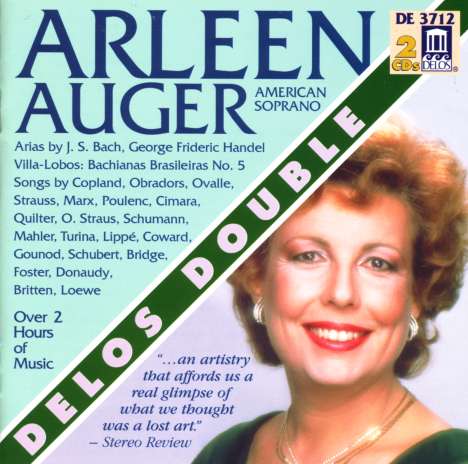 Arleen Auger singt Arien &amp; Lieder, 2 CDs