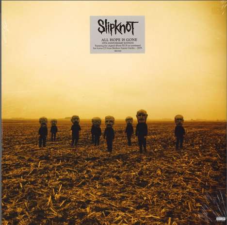 Slipknot: All Hope Is Gone (10th-Anniversary-Edition), 2 LPs und 1 CD