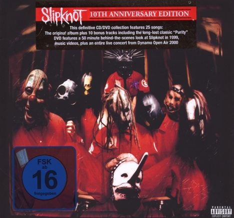 Slipknot: Ten Year Anniversary 1999-2009 (CD + DVD), 1 CD und 1 DVD