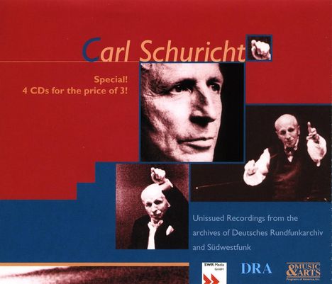 Carl Schuricht - Unissued Broadcast Recordings, 4 CDs