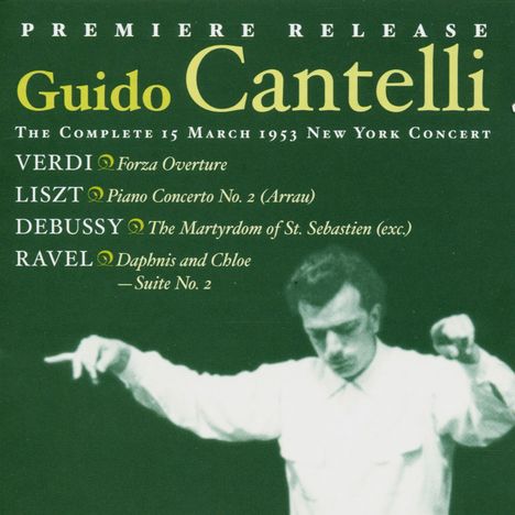 Guido Cantelli - New York Concert vom 15.03.1953, CD