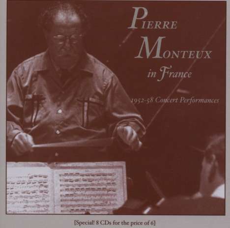 Pierre Monteux in France, 8 CDs