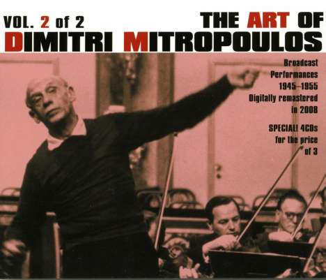 Dimitri Mitropoulos - The Art of Vol.2, 4 CDs