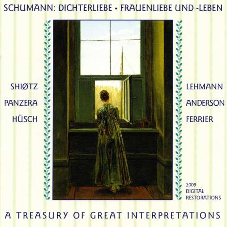 Robert Schumann (1810-1856): Dichterliebe op.48 (in 3 historischen Aufnahmen), 2 CDs