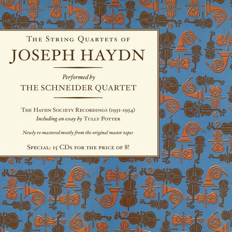 Joseph Haydn (1732-1809): Streichquartette Nr.1-4, 6-12, 25-56, 65, 75-83, 15 CDs