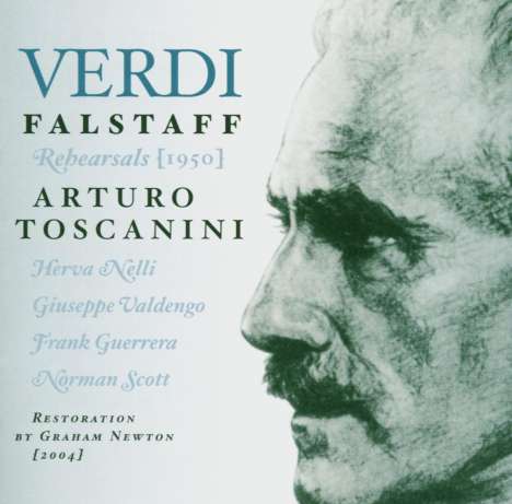 Arturo Toscanini probt Verdis Falstaff, 2 CDs
