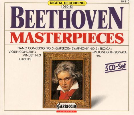 Ludwig van Beethoven (1770-1827): Beethoven Masterpieces, 5 CDs