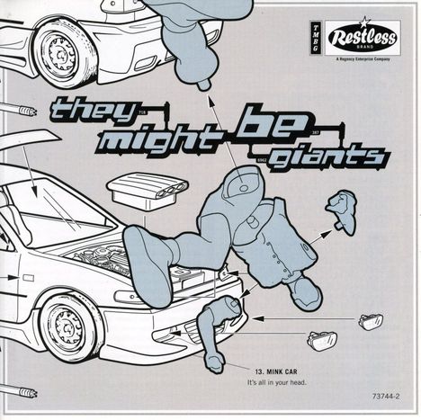 They Might Be Giants: Mink Car, CD