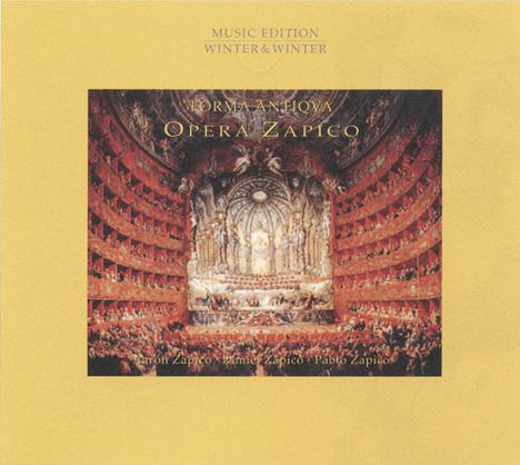 Forma Antiqva - Opera Zapico, CD