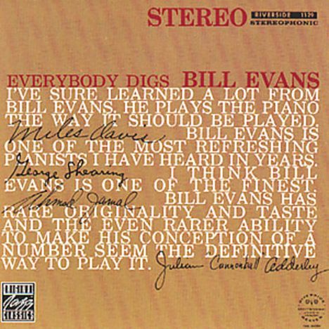 Bill Evans (Piano) (1929-1980): Everybody Digs Bill Evans, CD