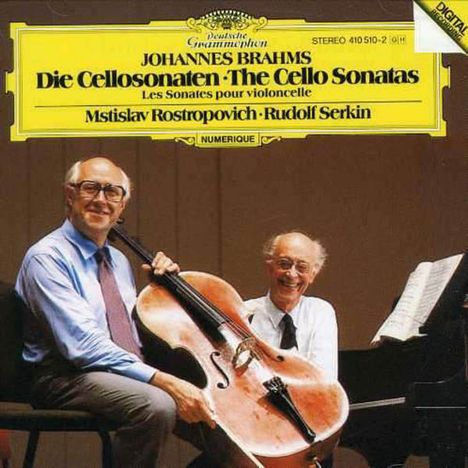 Johannes Brahms (1833-1897): Cellosonaten Nr.1 &amp; 2, CD