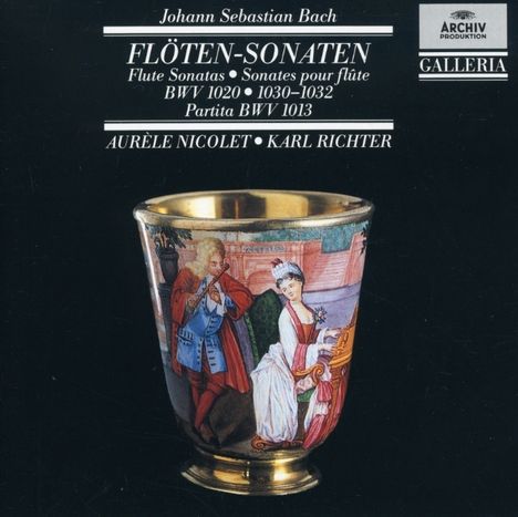 Johann Sebastian Bach (1685-1750): Flötensonaten BWV 1013,1020,1030-1032, CD