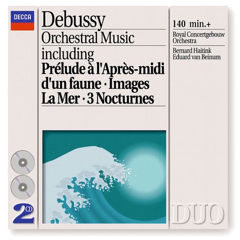 Claude Debussy (1862-1918): Orchesterwerke, 2 CDs