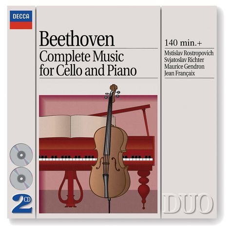 Ludwig van Beethoven (1770-1827): Cellosonaten Nr.1-5, 2 CDs