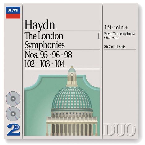 Joseph Haydn (1732-1809): Symphonien Nr.95,96,98,102-104, 2 CDs