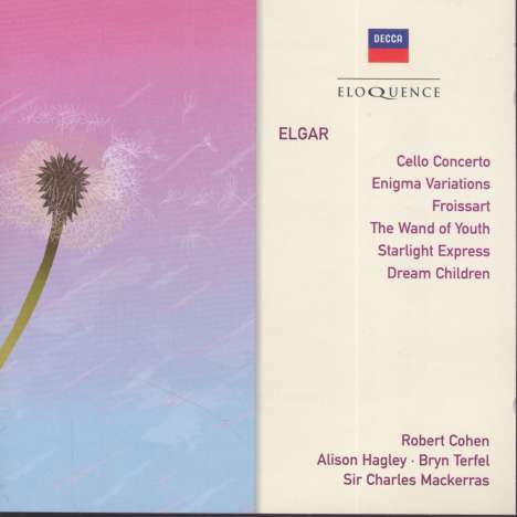 Edward Elgar (1857-1934): Cellokonzert op.85, 2 CDs