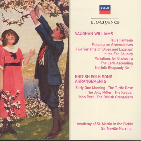 Ralph Vaughan Williams (1872-1958): British Folk Song Arrangements für Orchester, 2 CDs