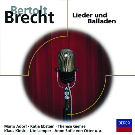 Brecht-Lieder und Balladen, CD