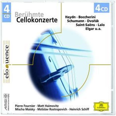 Berühmte Cellokonzerte (Eloquence-Edition), 4 CDs