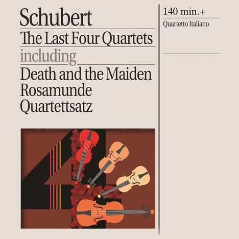 Franz Schubert (1797-1828): Streichquartette Nr.12-15, 2 CDs