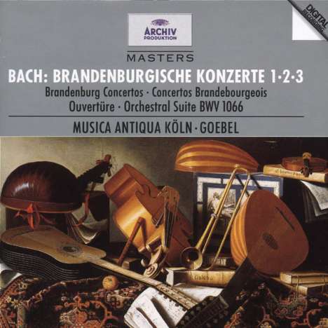 Johann Sebastian Bach (1685-1750): Brandenburgische Konzerte Nr.1-3, CD