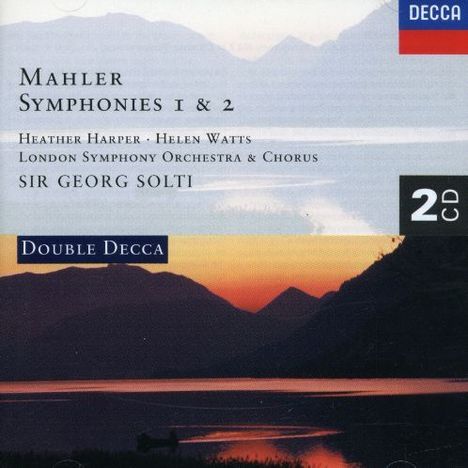 Gustav Mahler (1860-1911): Symphonien Nr.1 &amp; 2, 2 CDs