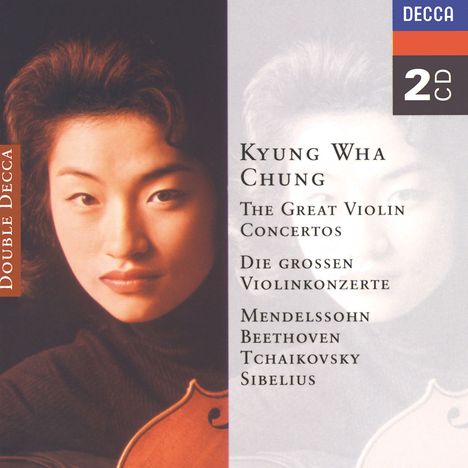 Kyung-Wha Chung spielt Violinkonzerte, 2 CDs