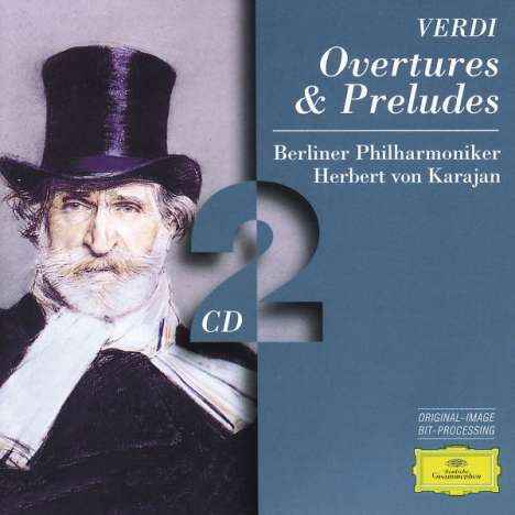 Giuseppe Verdi (1813-1901): Ouvertüren &amp; Vorspiele, 2 CDs