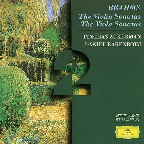 Johannes Brahms (1833-1897): Sonaten für Violine &amp; Klavier Nr.1-3, 2 CDs
